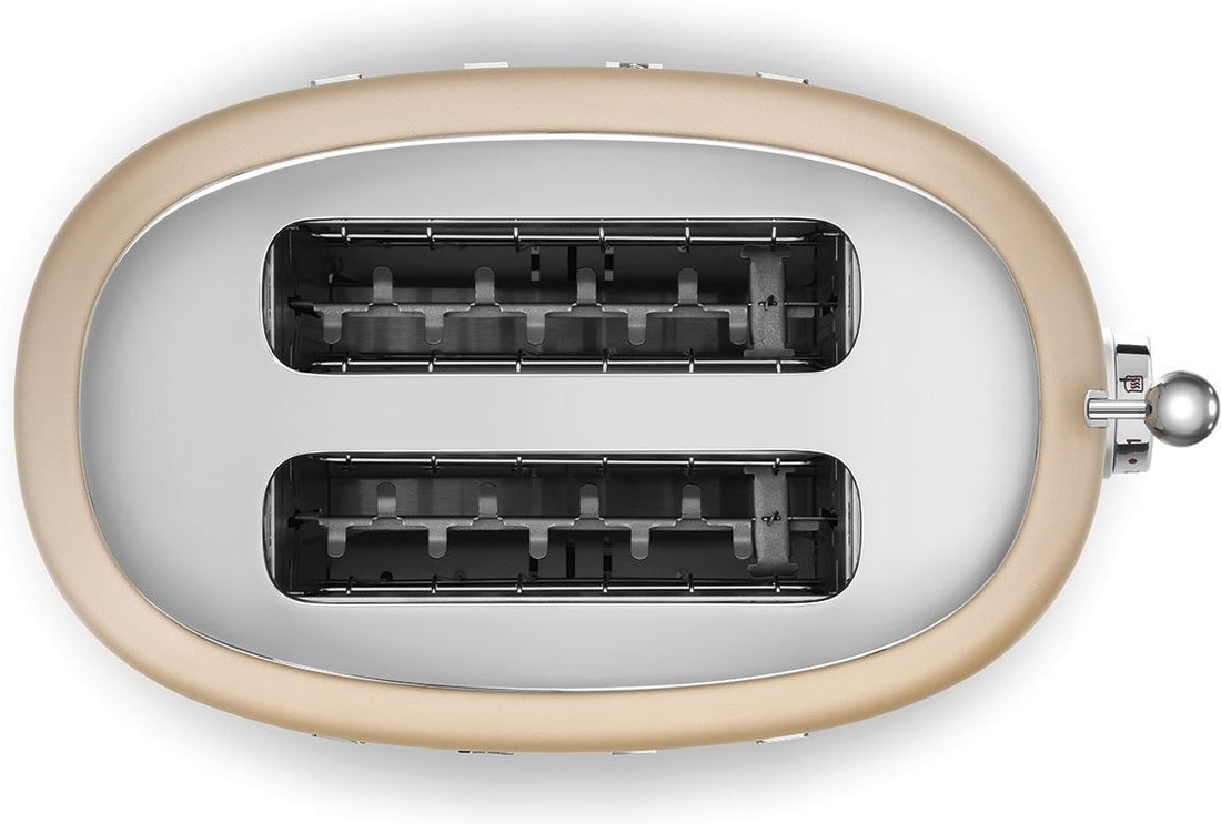 Smeg - 2 Slice 50's Style Toaster Matte Champagne - TSF01CHMUS