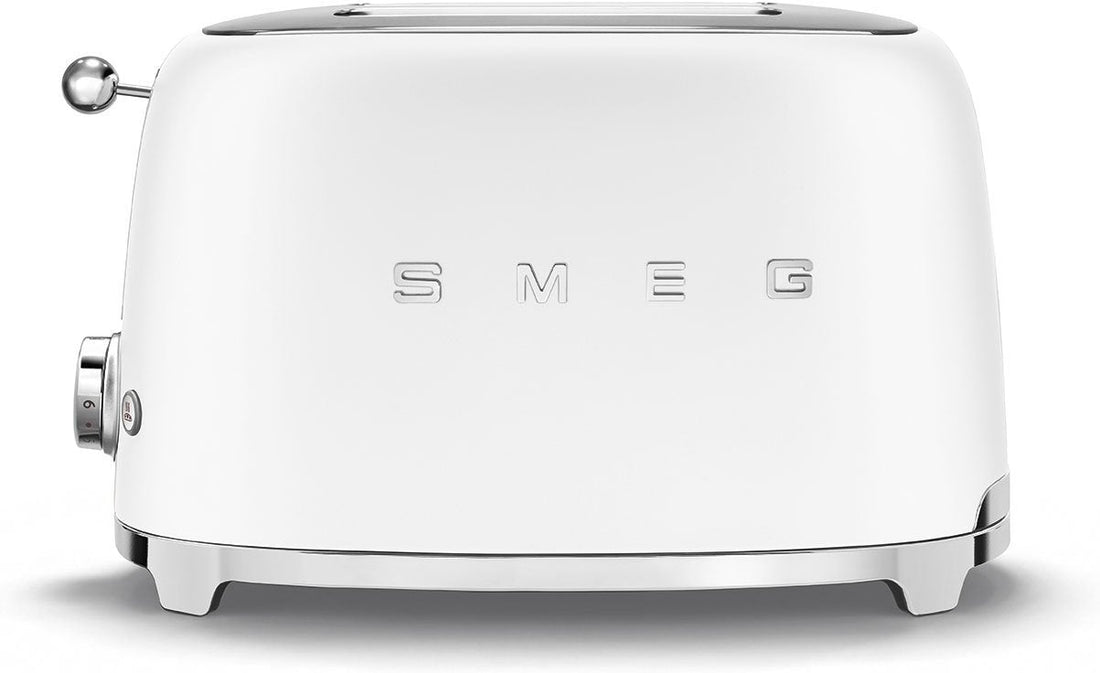 Smeg - 2 Slice 50's Style Toaster Matte White - TSF01WHMUS