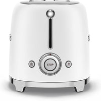 Smeg - 2 Slice 50's Style Toaster Matte White - TSF01WHMUS