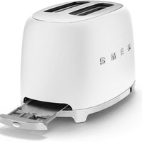 Smeg - 2 Slice 50's Style Toaster Matte White - TSF01WHMUS