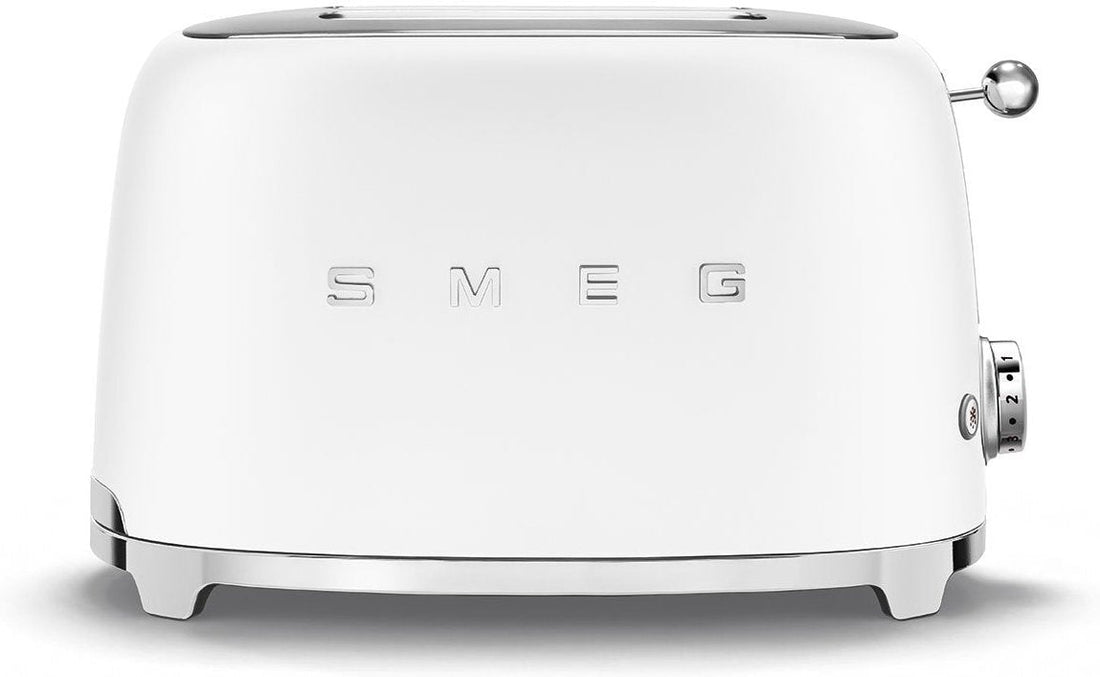 Smeg - 2 Slice 50's Style Toaster Matte White - TSF01WHMUS