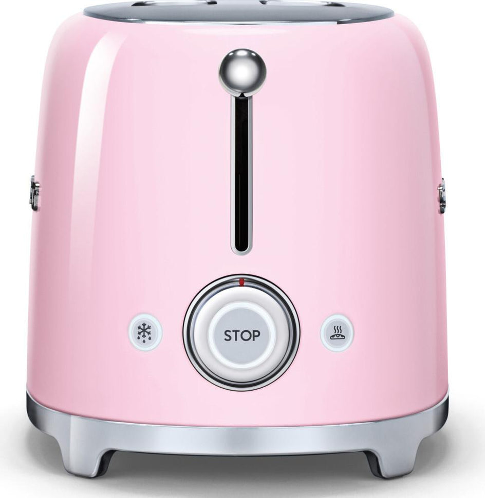 Smeg - 2 Slice 50's Style Toaster Pink - TSF01PKUS