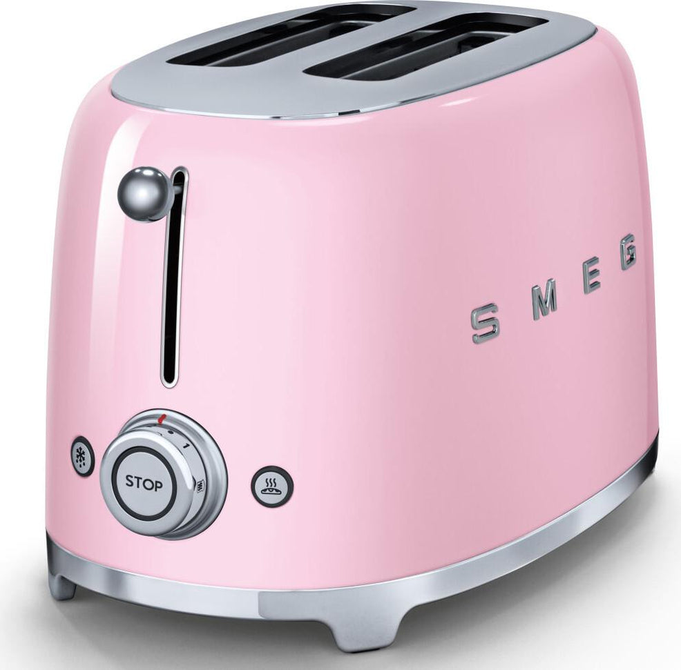 Smeg - 2 Slice 50's Style Toaster Pink - TSF01PKUS