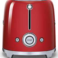 Smeg - 2 Slice 50's Style Toaster Red - TSF01RDUS