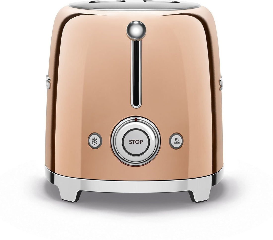 Smeg - 2 Slice 50's Style Toaster Rose Gold - TSF01RGUS