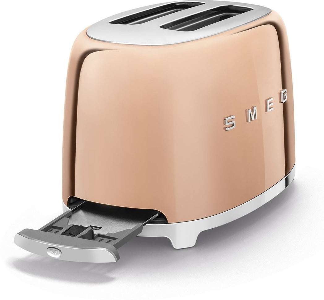 Smeg - 2 Slice 50's Style Toaster Rose Gold - TSF01RGUS