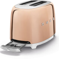 Smeg - 2 Slice 50's Style Toaster Rose Gold - TSF01RGUS