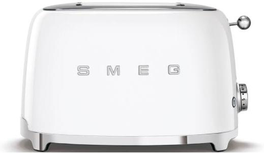 Smeg - 2 Slice 50's Style Toaster White - TSF01WHUS