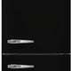 Smeg - 24" 50's Retro Style No Frost Refrigerator/Freezer Right Hinge Black - FAB32URBL3