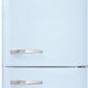 Smeg - 24" 50's Retro Style No Frost Refrigerator/Freezer Right Hinge Pastel Blue - FAB32URPB3