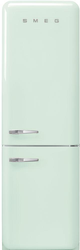 Smeg - 24" 50's Retro Style No Frost Refrigerator/Freezer Right Hinge Pastel Green - FAB32URPG3