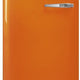 Smeg - 24" 50's Retro Style Refrigerator/Freezer Left Hinge Orange - FAB28ULOR3