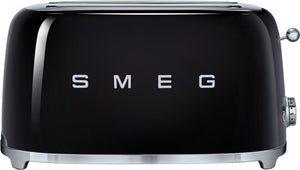 Smeg - 4 Slice 50's Style Toaster Black - TSF02BLUS