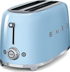 Smeg - 4 Slice 50's Style Toaster Pastel Blue - TSF02PBUS