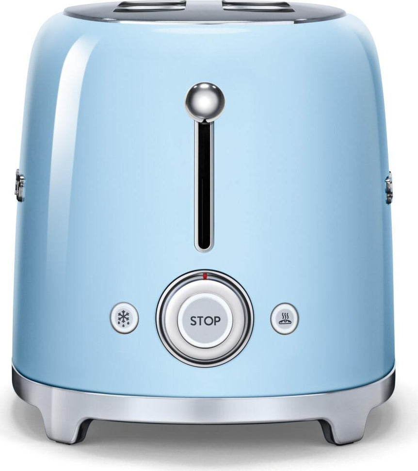 Smeg - 4 Slice 50's Style Toaster Pastel Blue - TSF02PBUS