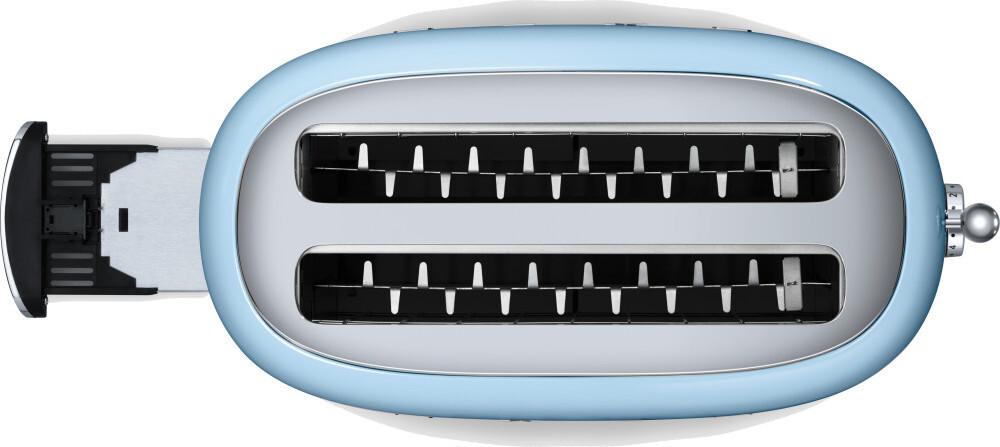 Smeg - 4 Slice 50's Style Toaster Pastel Blue - TSF02PBUS