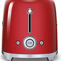Smeg - 4 Slice 50's Style Toaster Pastel Red - TSF02RDUS - DISCONTINUED