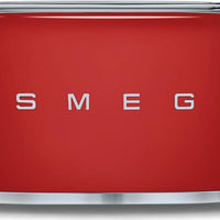 Smeg - 4 Slice 50's Style Toaster Pastel Red - TSF02RDUS - DISCONTINUED