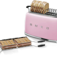 Smeg - 4 Slice 50's Style Toaster Pink - TSF02PKUS - DISCONTINUED