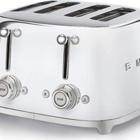 Smeg - 4 Slot 50's Retro Style Chrome - TSF03SSUS