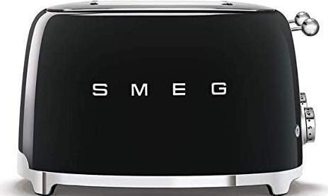 Smeg - 4 Slot 50's Retro Style Toaster Black - TSF03BLUS