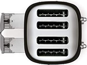 Smeg - 4 Slot 50's Retro Style Toaster Black - TSF03BLUS