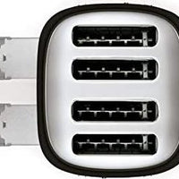 Smeg - 4 Slot 50's Retro Style Toaster Black - TSF03BLUS