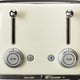 Smeg - 4 Slot 50's Retro Style Toaster Cream - TSF03CRUS