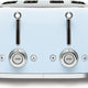 Smeg - 4 Slot 50's Retro Style Toaster Pastel Blue - TSF03PBUS