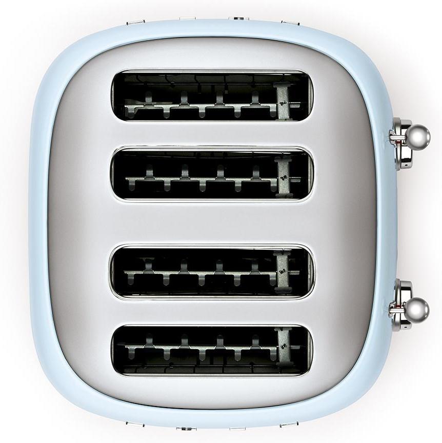 Smeg - 4 Slot 50's Retro Style Toaster Pastel Blue - TSF03PBUS