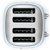 Smeg - 4 Slot 50's Retro Style Toaster Pastel Blue - TSF03PBUS