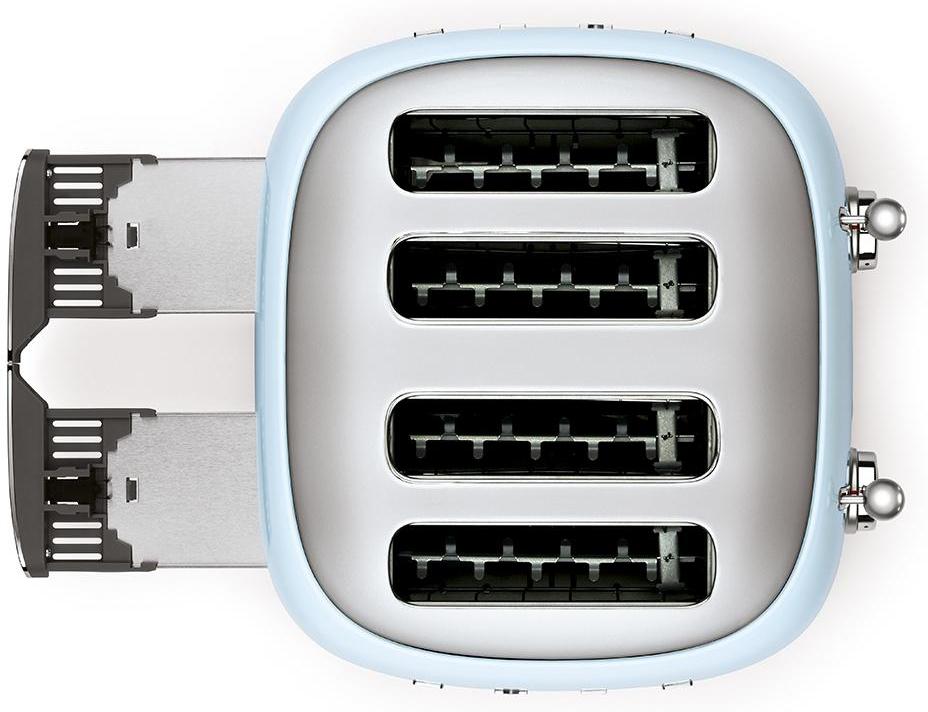 Smeg - 4 Slot 50's Retro Style Toaster Pastel Blue - TSF03PBUS