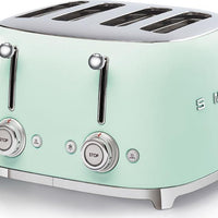 Smeg - 4 Slot 50's Retro Style Toaster Pastel Green - TSF03PGUS