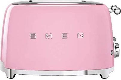 Smeg - 4 Slot 50's Retro Style Toaster Pink - TSF03PKUS