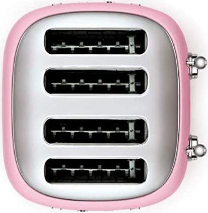 Smeg - 4 Slot 50's Retro Style Toaster Pink - TSF03PKUS