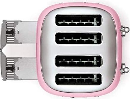 Smeg - 4 Slot 50's Retro Style Toaster Pink - TSF03PKUS