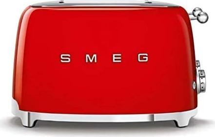 Smeg - 4 Slot 50's Retro Style Toaster Red - TSF03RDUS