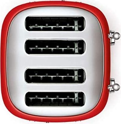 Smeg - 4 Slot 50's Retro Style Toaster Red - TSF03RDUS