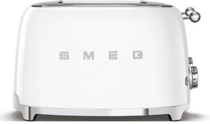 Smeg - 4 Slot 50's Retro Style Toaster White - TSF03WHUS