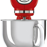 Smeg - 4.8L 50's Retro Design Tilt-Head Stand Mixer with 3D Logo Red (5 QT) - SMF03RDUS - DISCONTINUED