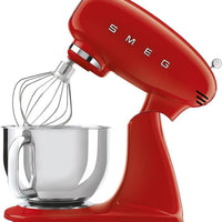 Smeg - 4.8L 50's Retro Design Tilt-Head Stand Mixer with 3D Logo Red (5 QT) - SMF03RDUS - DISCONTINUED