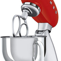 Smeg - 4.8L 50's Style Tilt-Head Stand Mixer Red (5 QT) - SMF02RDUS - DISCONTINUED