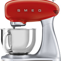 Smeg - 4.8L 50's Style Tilt-Head Stand Mixer Red (5 QT) - SMF02RDUS - DISCONTINUED