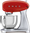 Smeg - 4.8L 50's Style Tilt-Head Stand Mixer Red (5 QT) - SMF02RDUS - DISCONTINUED