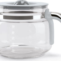 Smeg - 50's Retro Style 10 Cup Coffee Maker Black - DCF02BLUS
