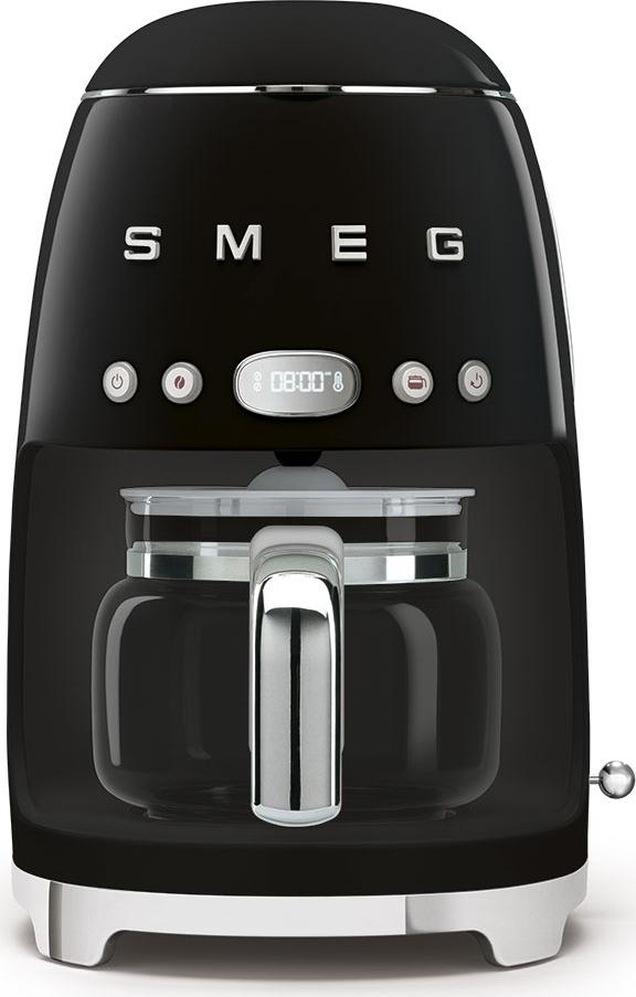 Smeg - 50's Retro Style 10 Cup Coffee Maker Black - DCF02BLUS