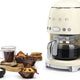 Smeg - 50's Retro Style 10 Cup Coffee Maker Cream - DCF02CRUS