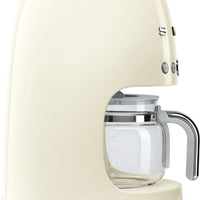 Smeg - 50's Retro Style 10 Cup Coffee Maker Cream - DCF02CRUS