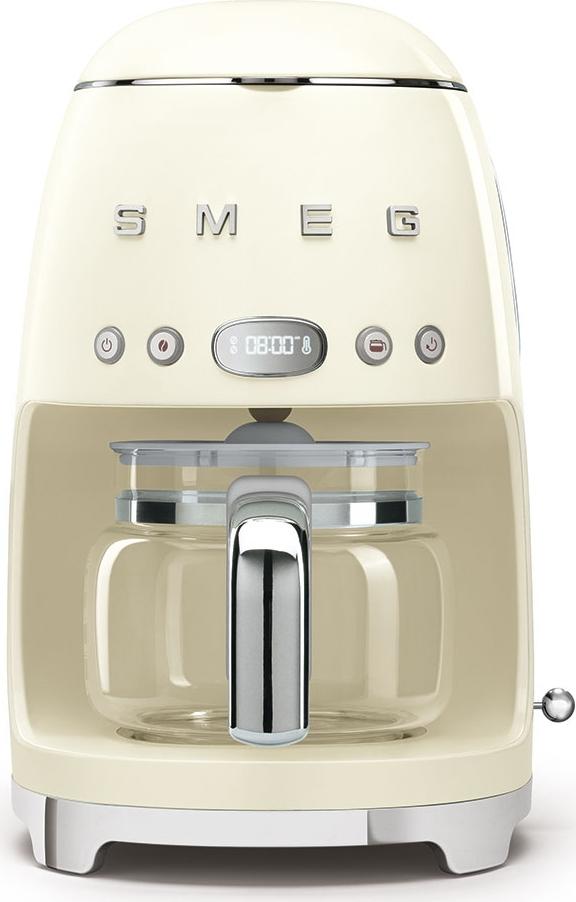 Smeg - 50's Retro Style 10 Cup Coffee Maker Cream - DCF02CRUS