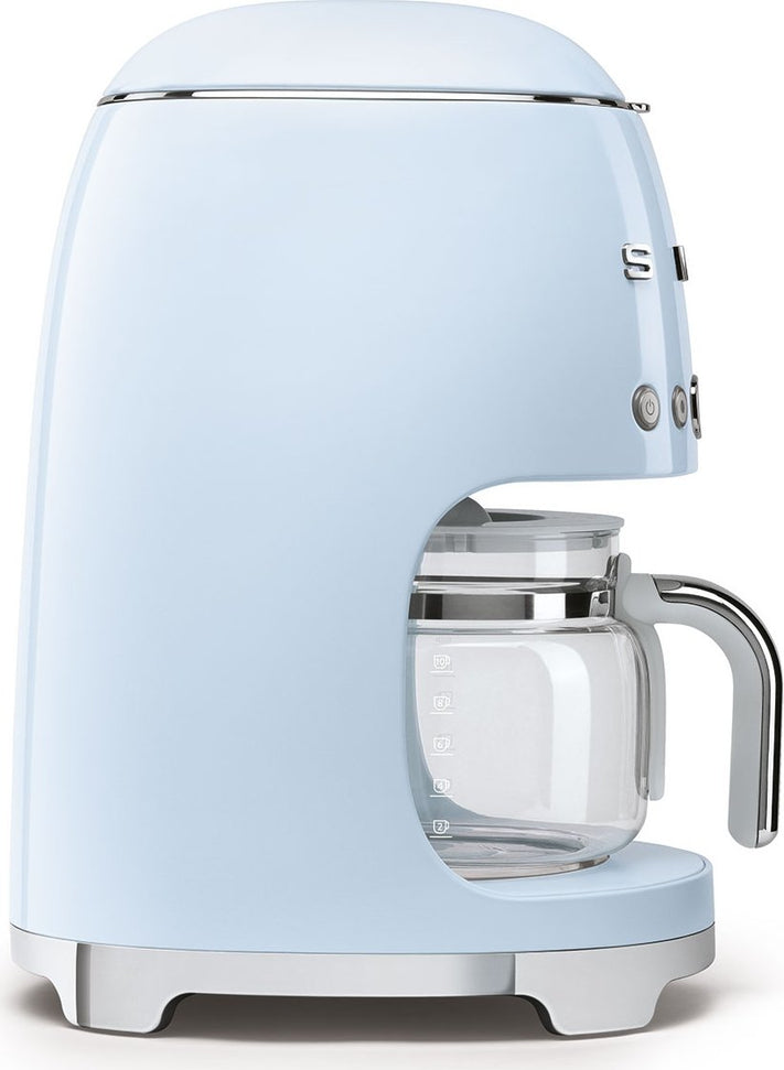 Smeg - 50's Retro Style 10 Cup Coffee Maker Pastel Blue - DCF02PBUS
